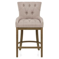 Sgabello Legno Tessuto -...