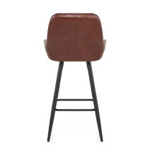 Sgabello Ecopelle Satinato - Mustang