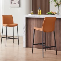 Sgabello Vera Pelle - Addison
