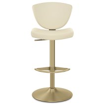 Sgabello da bar Vera Pelle Oro - Pearl