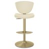 Sgabello da bar Vera Pelle Oro - Pearl