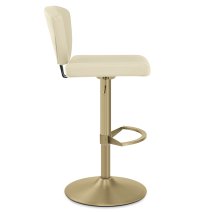 Sgabello da bar Vera Pelle Oro - Pearl