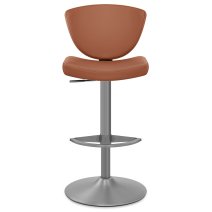 Sgabello Vera Pelle Graffite - Pearl
