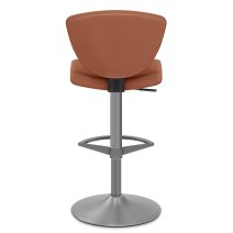 Sgabello Vera Pelle Graffite - Pearl