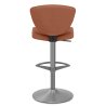 Sgabello Vera Pelle Graffite - Pearl