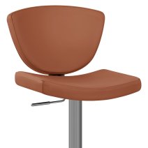 Sgabello Vera Pelle Graffite - Pearl