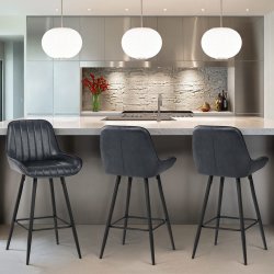 Sgabello Ecopelle Satinato...