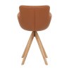 Sgabello Vera Pelle Legno - Rome