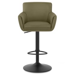 Sgabello Vera Pelle Metallo...