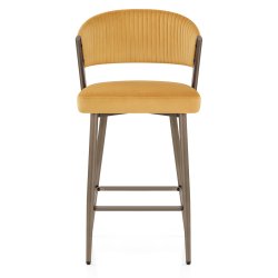 Sgabello da Bar Velluto -...