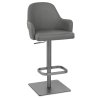 Sgabello Ecopelle Graphite - Antonia