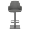 Sgabello Ecopelle Graphite - Antonia