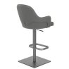 Sgabello Ecopelle Graphite - Antonia