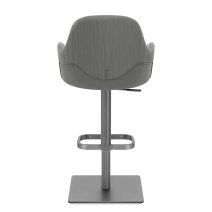 Sgabello Ecopelle Graphite - Antonia