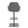 Sgabello Ecopelle Graphite - Antonia