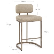 Sgabello Ecopelle - Verve