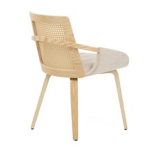 Sedia Legno Tessuto - Cleveland