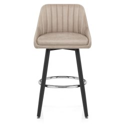 Sgabello Ecopelle Antica Legno - Hamilton Verde