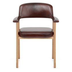 Sedia Vera Pelle Legno - Elba