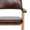 Sedia Vera Pelle Legno - Elba
