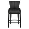 Sgabello Ecopelle Legno - Chiltern