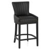 Sgabello Ecopelle Legno - Chiltern