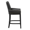 Sgabello Ecopelle Legno - Chiltern