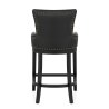 Sgabello Ecopelle Legno - Chiltern
