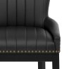 Sgabello Ecopelle Legno - Chiltern