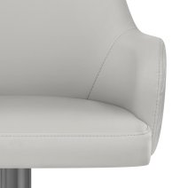 Sgabello Ecopelle Graphite - Antonia