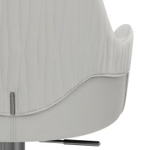 Sgabello Ecopelle Graphite - Antonia