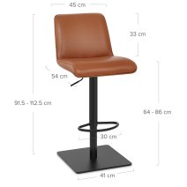 Sgabello Vera Pelle - Lola