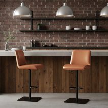 Sgabello Vera Pelle - Lola